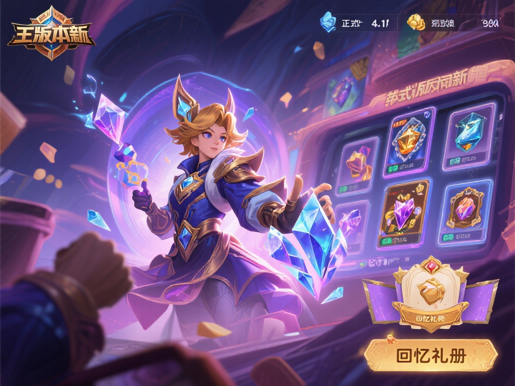 正式服4.1版本焕新:五款全新皮肤登场,水晶商店与回忆礼册同步更新 在游戏圈中,每一次版本更新都像是一场盛宴