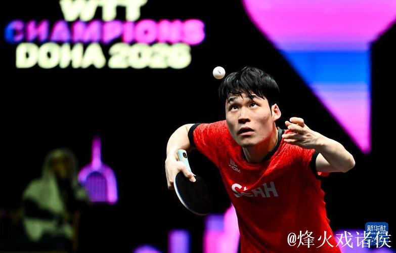 林昀儒完胜张禹珍摘得WTT多哈冠军赛男单桂冠